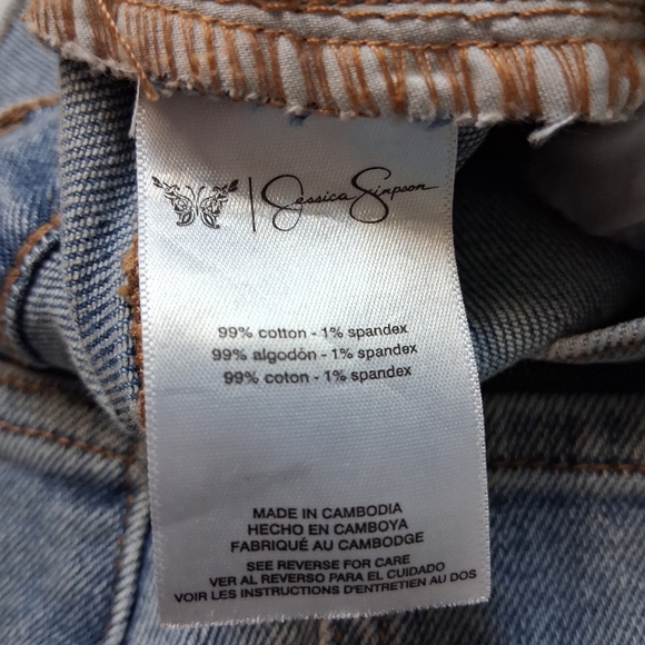 Jessica Simpson Light Blue Ankle Jeans Size 8 - Picture 8 of 16